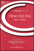 Hine Ma Tov Two-Part choral sheet music cover Thumbnail